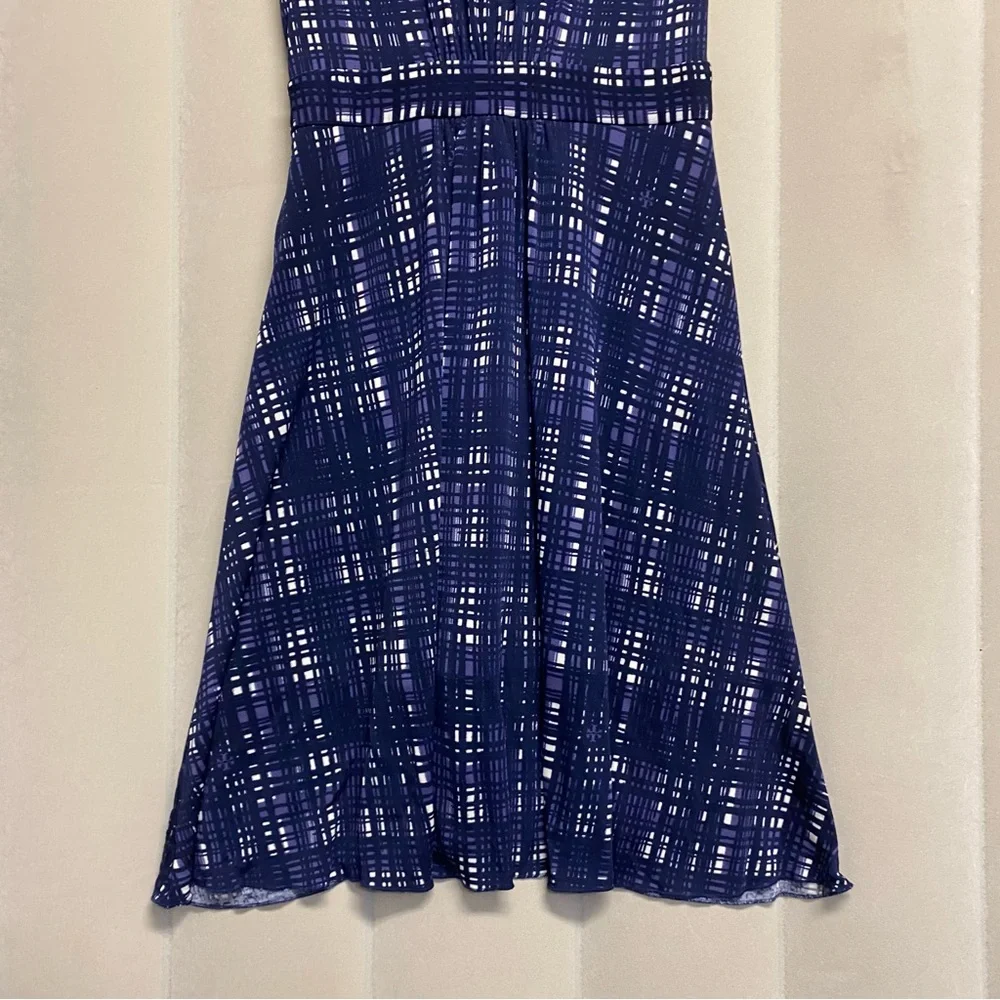 Tory Burch Women’s Clementine Dress XS Plaid Ruffle Designer Luxury Feminine